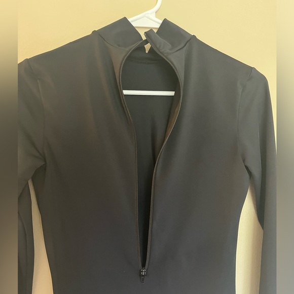 Weissman Longsleeve Mock Neck Leotard - Picture 3 of 5